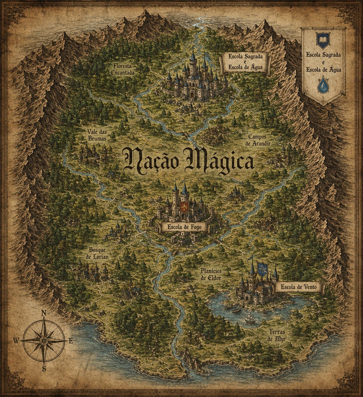 Sistemas de Magia: As Quatro Grandes Escolas