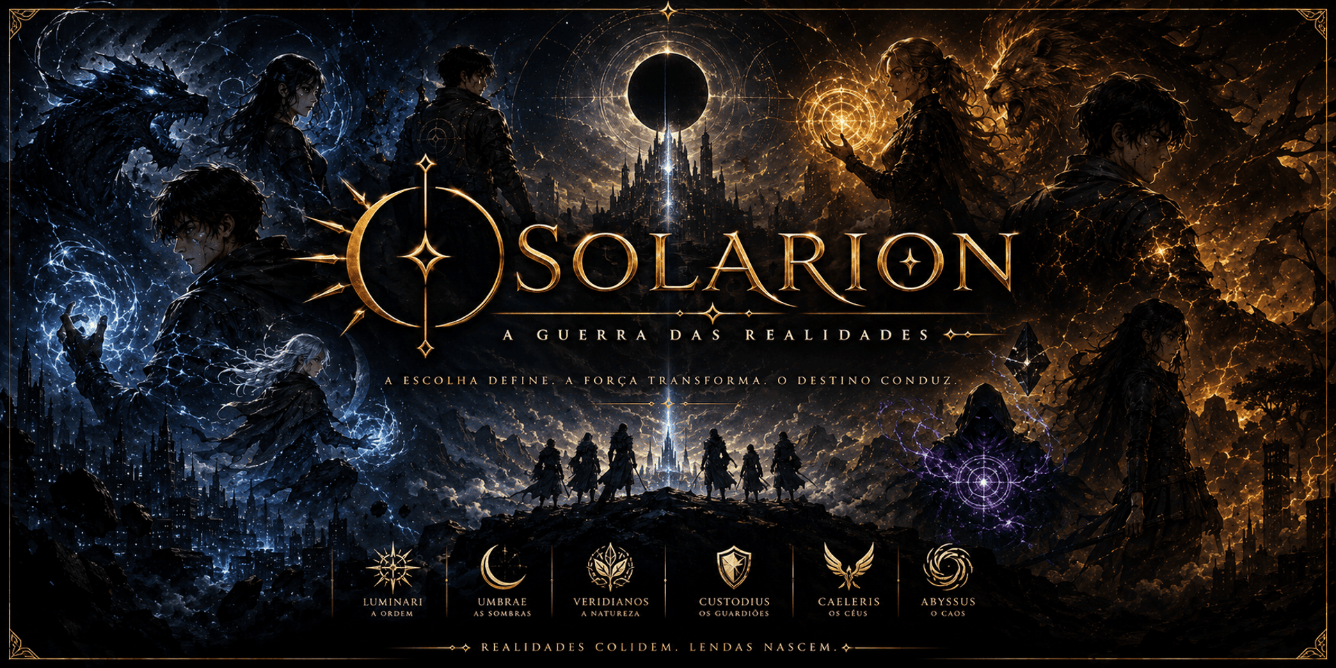 Banner de Defensores da Luz