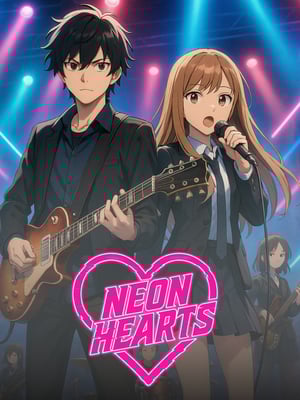Neon Hearts